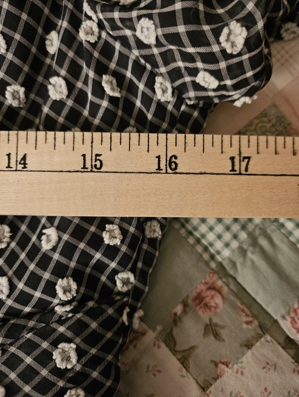 Calvin Klein Women V-Neck Black & White Clip-Dot Chiffon Maxi Dress - Picture 12 of 12